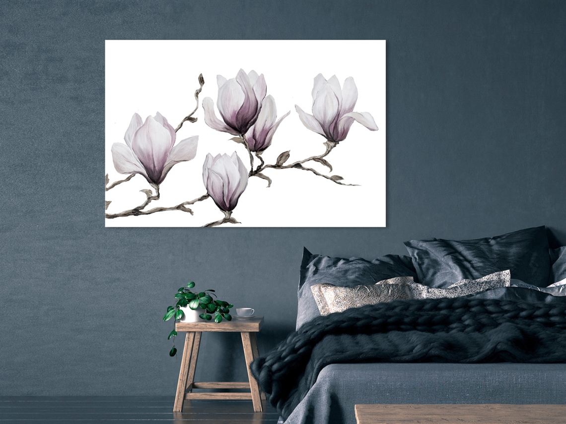 Quadro ARTGEIST Painted Magnolias (1 Part) Wide (90x60)