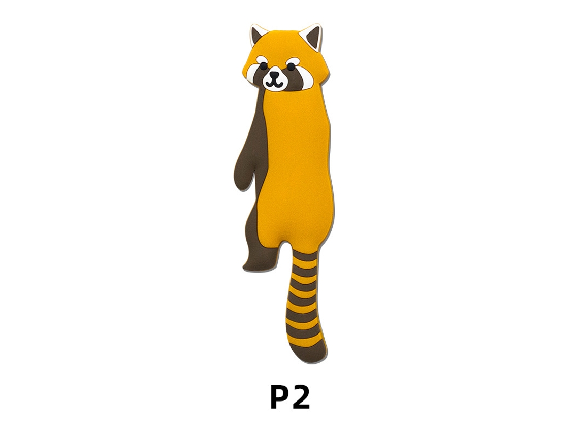 Gancho Criativo de Desenho Animado Animal, com Cauda Flexível, Adesivo Divertido de Animal BRILVIBERA