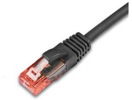 Cabo de Rede WIREWIN (RJ45 - 25 cm - Preto)