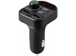 Transmissor Bluetooth Fm Para Carro, Adaptador De Rádio Mp3 Sem Fio, Carregador Rápido Com Portas Usb Duplas, Kit De Mão Livre Com Cartão Tf/usb
