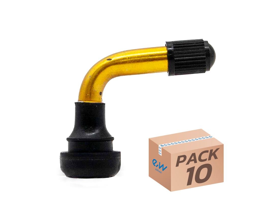 Válvula Tubeless Curva 90° - Pvr 50 - 10 Unidades