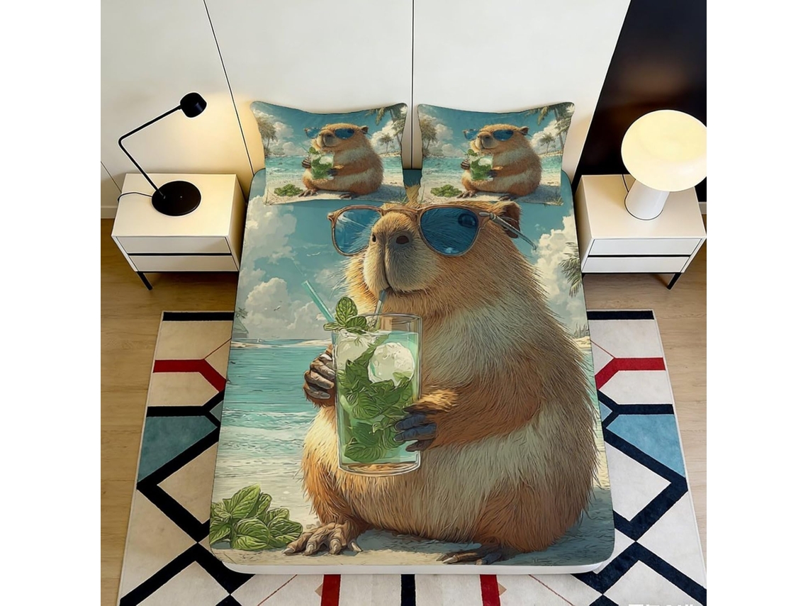 Conjunto de Cama Infantil em Microfibra Fronha 200x25cm
