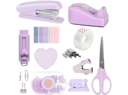 Acessórios para mesa de escritório, conjunto de materiais para mesa, materiais para mesa feminina Na Cor