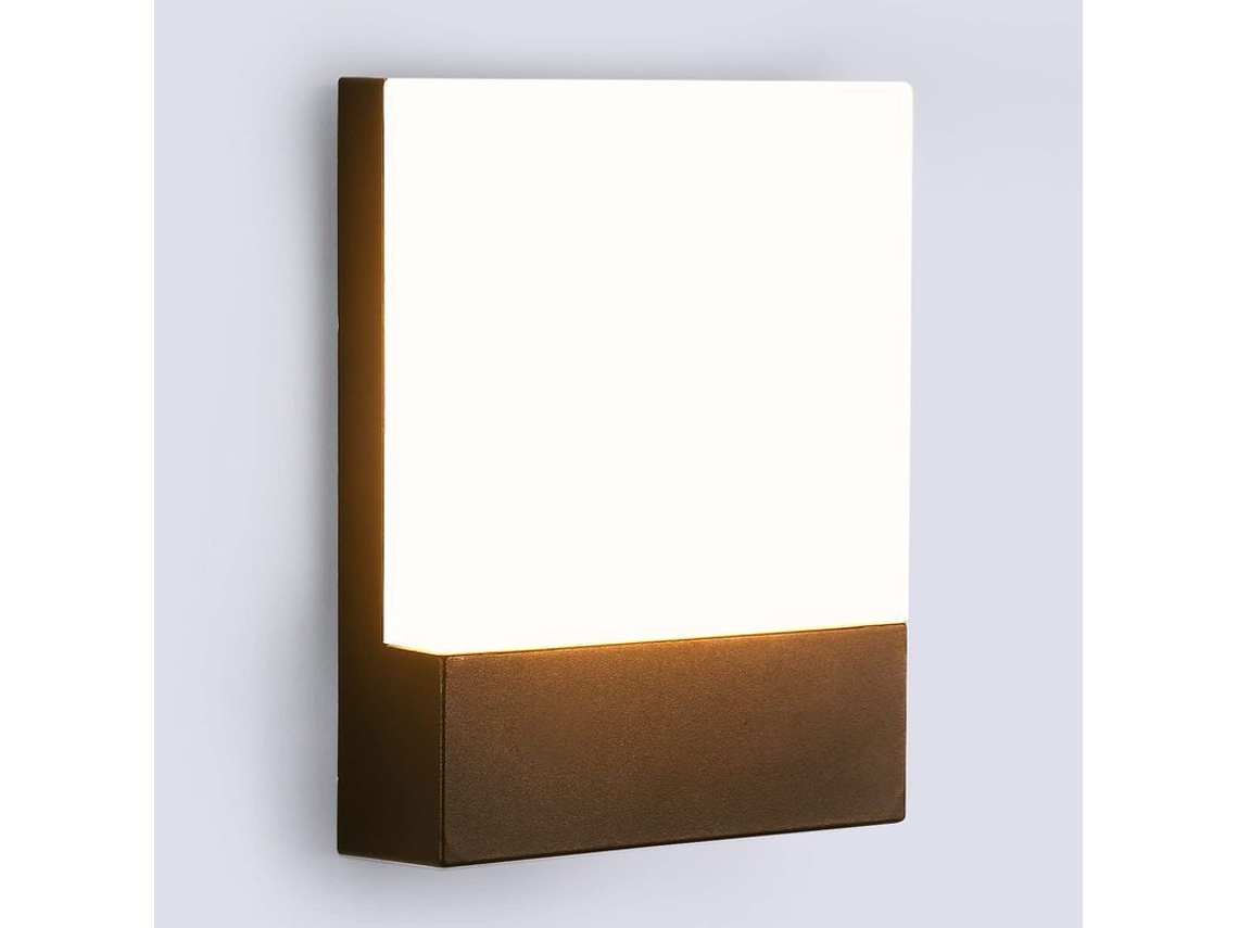 Luz de parede externa Nova Line, 18w, IP65, LED branco quente, 1800lm | S/MARCA