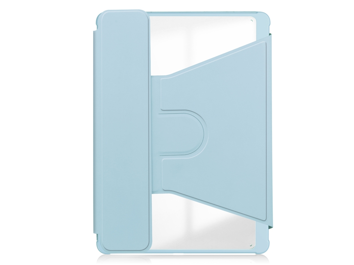 Capa Para Apple Ipad Pro 11 2024 Com Tabuleiro Para Canetas Azul Celeste