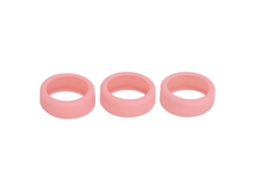 3pcs Capa De Silicone Para Anel Inteligente Resistente A Riscos Amigável À Pele Tamanhos 6-10 Rosa S