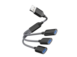 Cabo Divisor Usb 3 em 1, Hub Portátil de Alta Velocidade Viagem STELASPLEN
