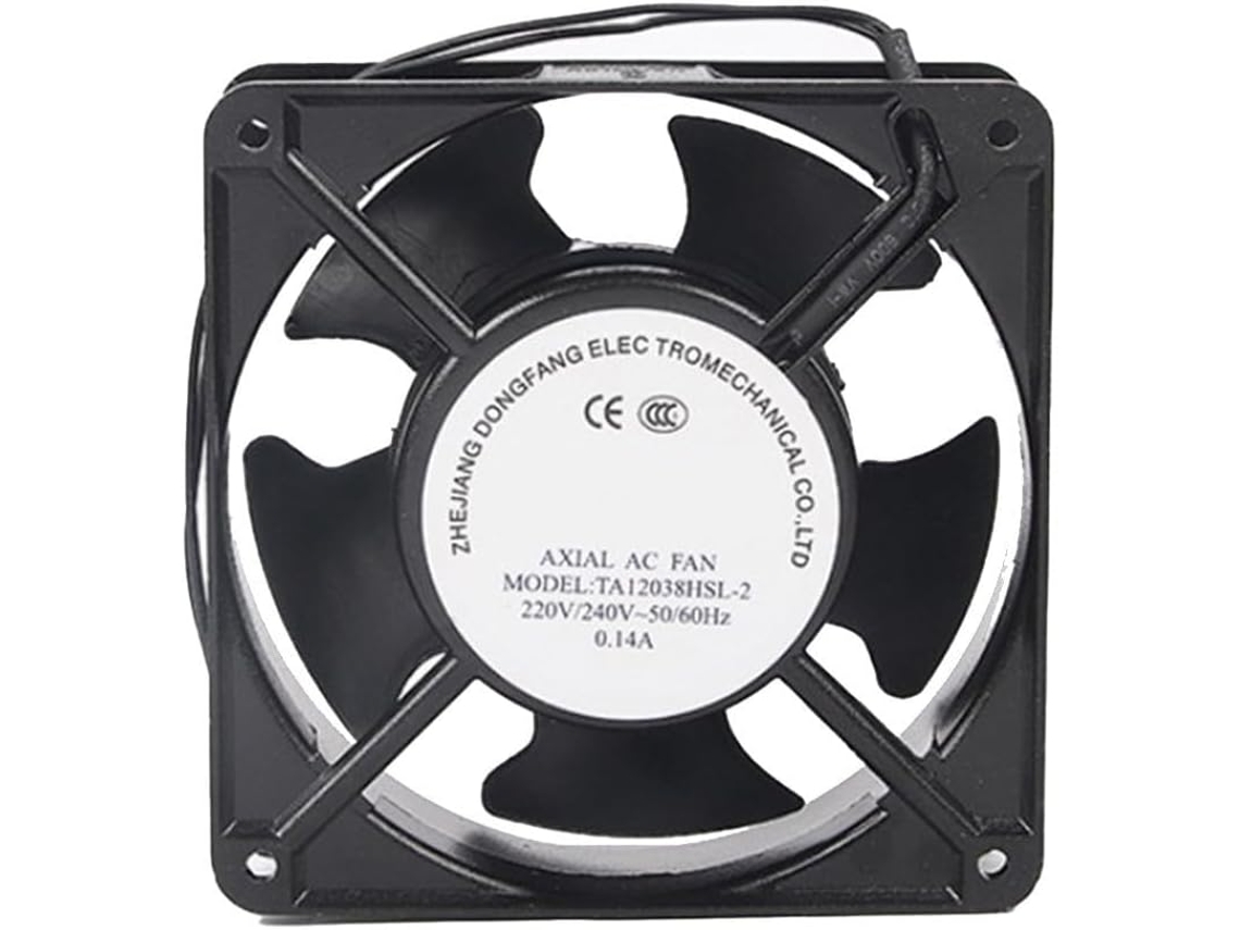 Ventilador Axial Para Lareira, Fogão A Lenha, Fluxo De Ar Eficiente Com