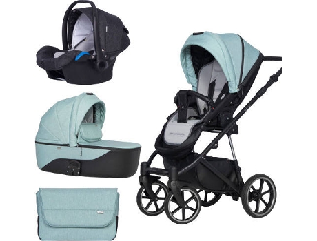 Carrinho de Bebé Individual  Side (Kolory 01-05) + Kite Isofix Ready Mint