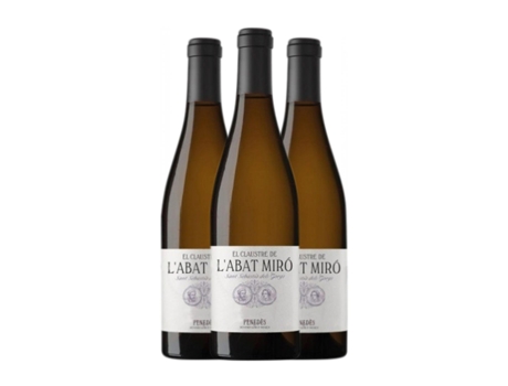Vinho branco PARXET Claustre de l'Abat Miró Blanco Penedès Crianza (0.75 L - 3 Unidades)