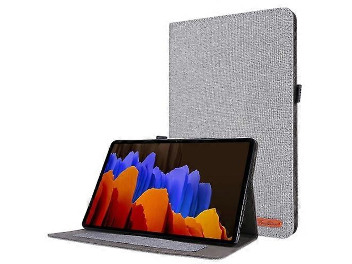 Capa Protetora Horizontal Flip Em Tpu Tecido Pu Para Samsung Galaxy Tab S8 / S7 T870/t875 Com Comp Tuotuo (modelo Mais Recente De 2025)