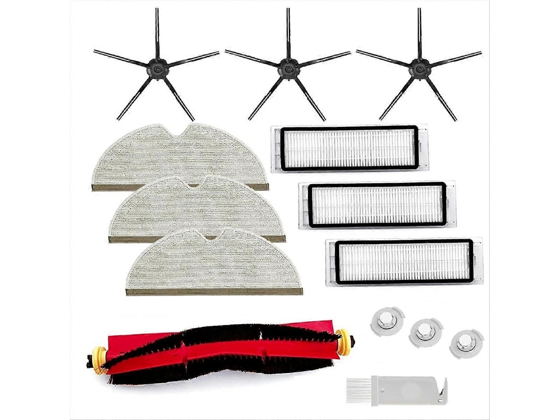 Conjunto De Escova Principal, Filtro Hepa E Pano De Limpeza Para S6 Pure, S6 E4, S4 Max, S6 Maxv, S5, S5 Max, S4 E2, E3, E5, E20, E25 E E35.