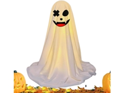 Fantasma Iluminado Para Uso Interno Com Luzes De Cordão | Enfeite De Mesa Fofo