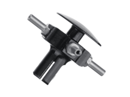 Peças para Helicóptero Rc Xk K170 em Preto: Conjunto da Cabeça do Rotor e do Eixo Horizontal MDUG