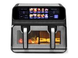 Fritadeira 9l Câmara Dupla 2200w Led Colorido VELTRIX