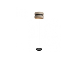 Colet Salon Foot 1xe27 Preto/cinza Madeira 160x40x40 Cm Fabrilamp