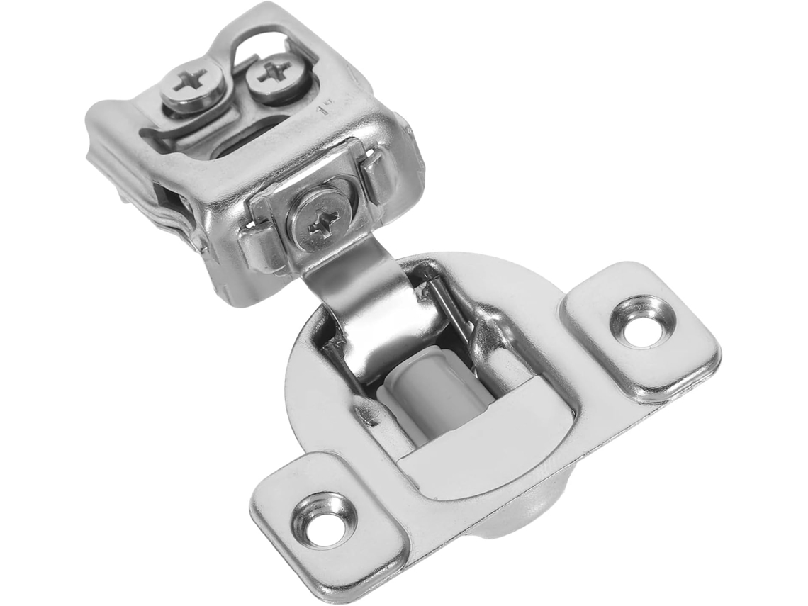 Conjunto De 10 Dobradiças Ocultas E Silenciosas Para Portas Armários, Em Aço Inoxidável, Estilo Americano, Com