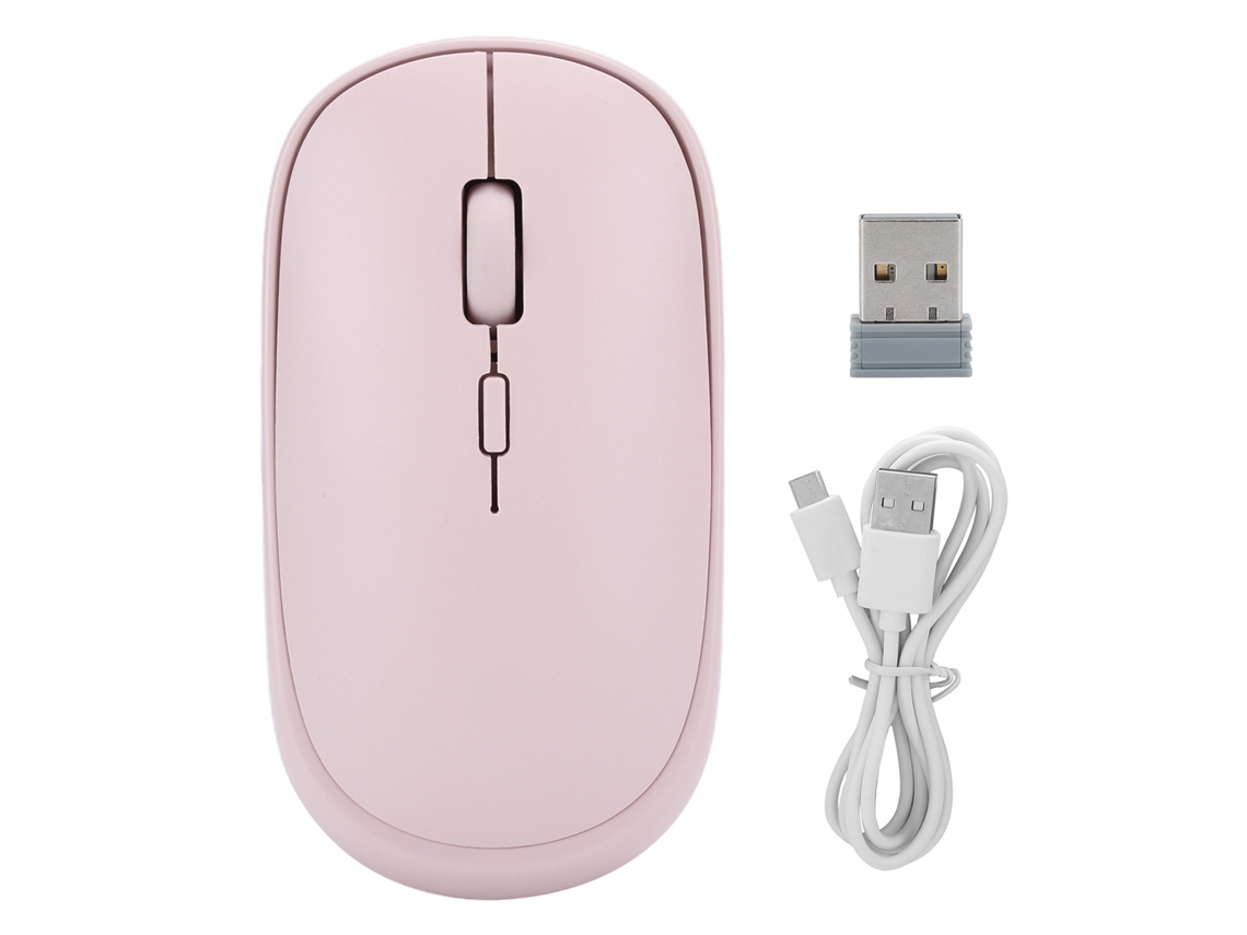 Rato Sem Fio Recarregável Bluetooth 5.0 2.4g Silencioso Para Windows Xp/vista/7/8/10