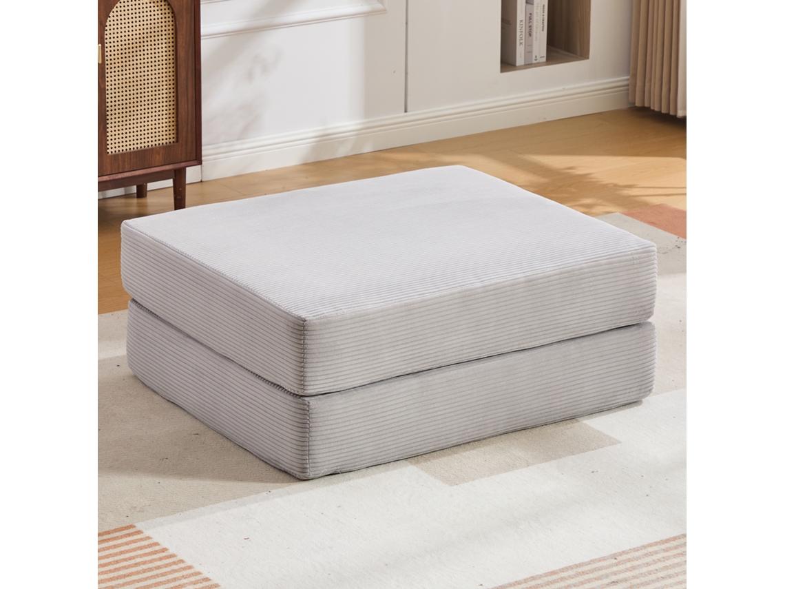Conjunto de Mesa e Cadeira de Tecido, Cadeira Estofada, Sem Braços, Moderno SUNJOY