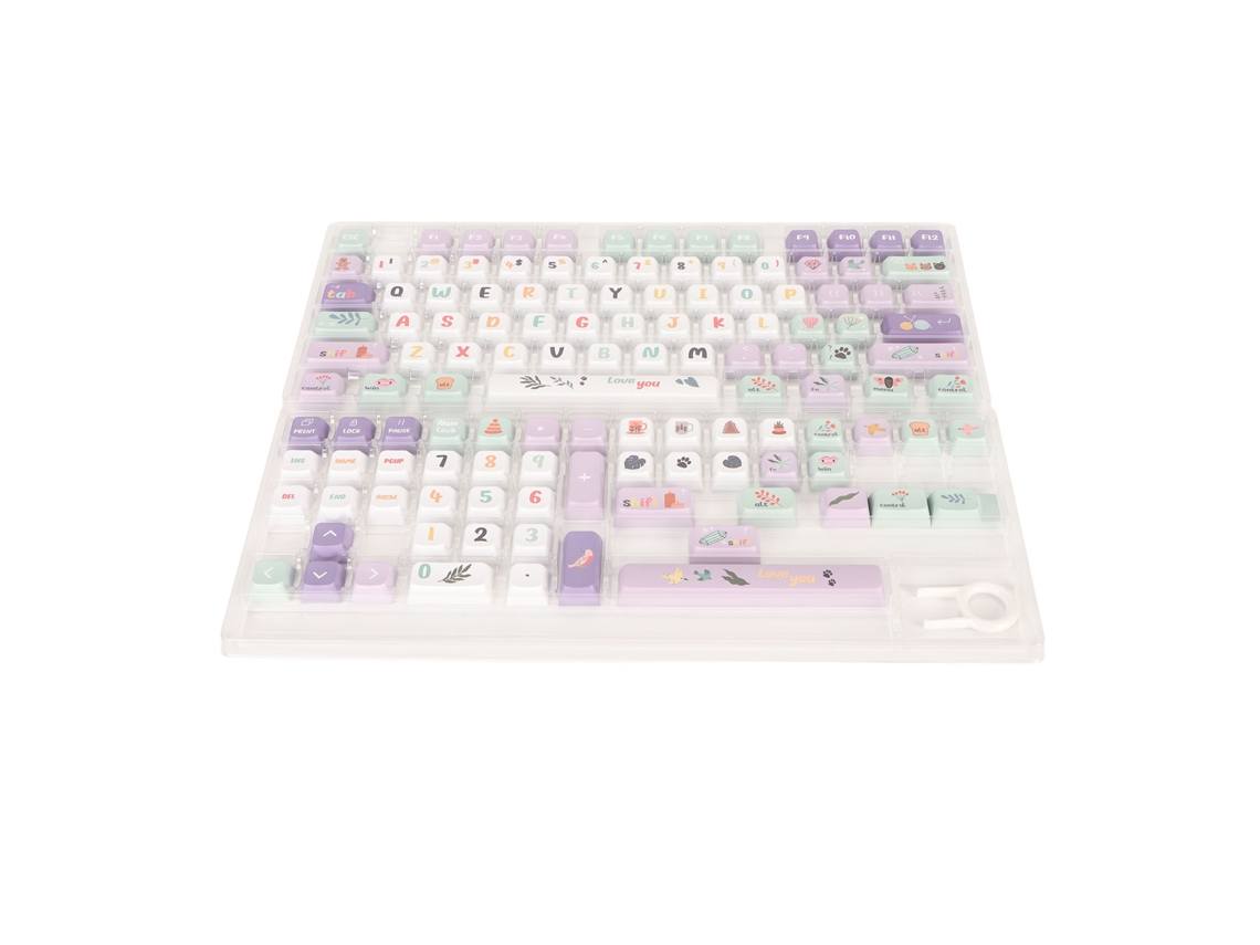 124 Teclas De Teclado Mecânico Xda Altura Pbt Teclas De Teclado De Sublimação De Calor Para Teclado 61 87 96 98 104 108 Slowmoose