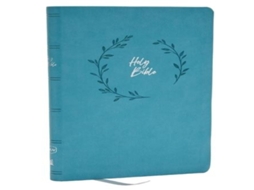 Livro NKJV Holy Bible Value Ultra Thinline Teal Leathersoft Red Letter Comfort Print de Thomas Nelson (Inglês)