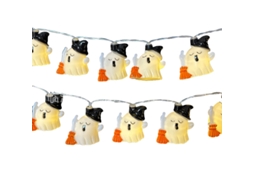 Laxiscreed Luzes De Halloween Com Caveiras E Fantasmas, 3m, Usb E Comando À Distância