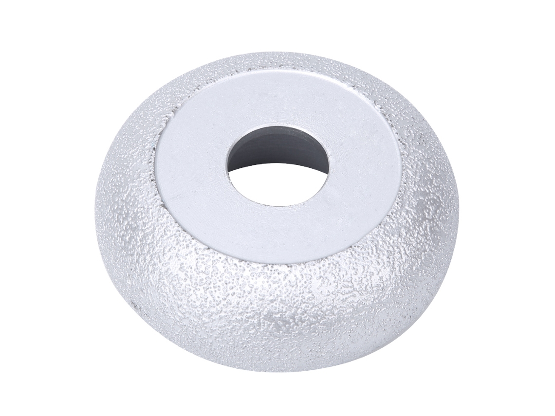 Rueda De Diamante Bronceada De 3 Polegadas Para Amoladora Angular, Seca Ou Úmida, Disco De Esmerilado 15mm