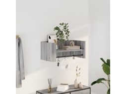 Vidaxl Prateleira Parede 70,5x35x30,5cm Deriv. De Madeira Cinza Sonoma