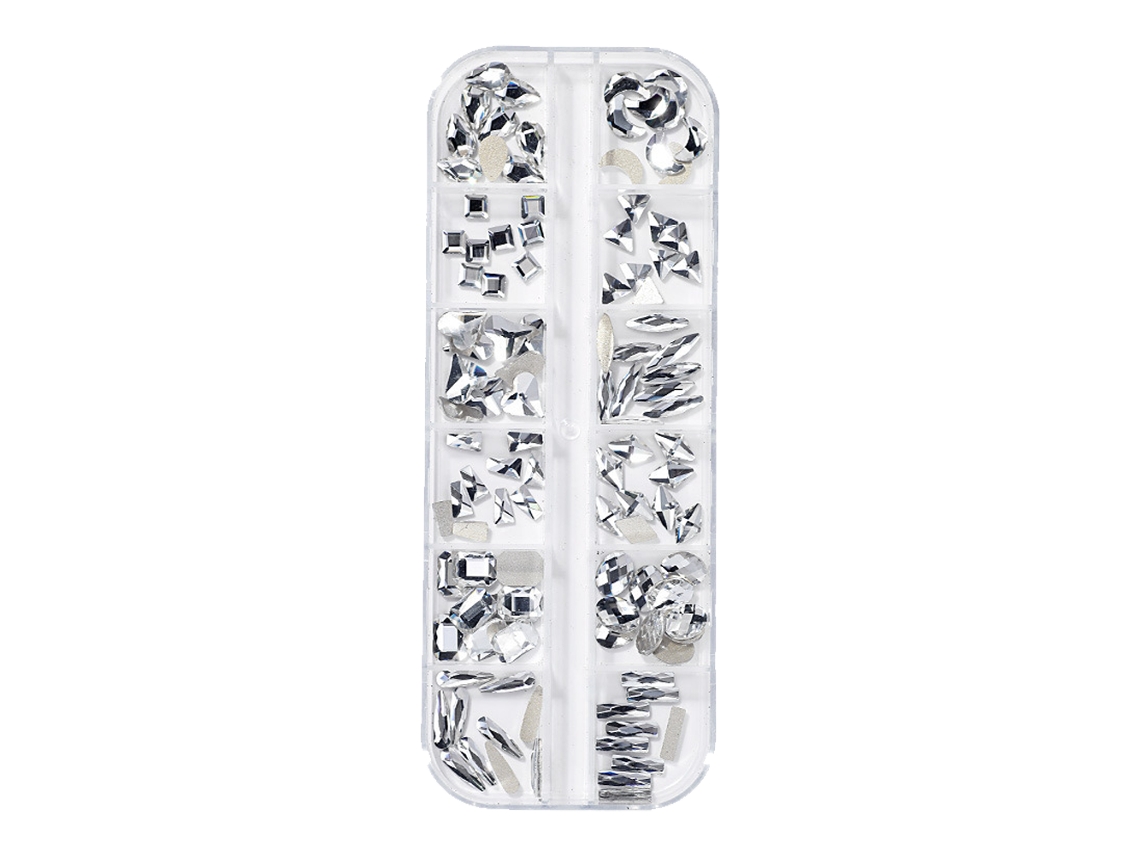 Cristal Nail Art Strass Paraes Meninas Design De Unhas Diy Artesanato Roupas Sapatos Jóias Estilo 2 ZMDECQNA