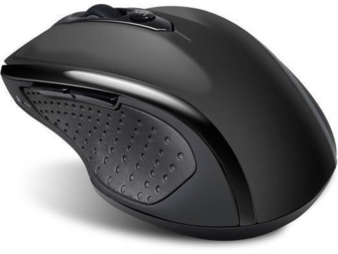 Rato ADVANCE S-SHAPE-BK (Wireless - Casual - 1000 dpi - Preto)