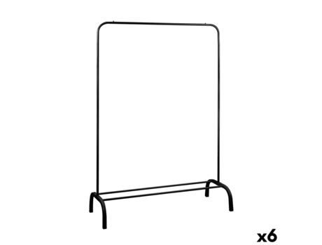 Bengaleiro Moblekit Preto 18 Mm 104 X 41 X 152 Cm (6 Unidades)