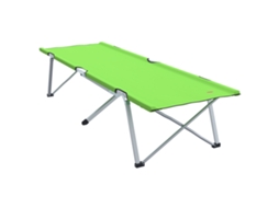 Conjunto 1 Cama De Camping Dobrável Vidaxl Verde Oxford (194 X 62,5 X 42,5 Cm)