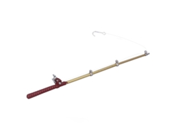 Primerox vara de Pesca Miniatura 1:12 para Casinha de Bonecas Decor Retrô Bonita Vivid Acima 3 Anos
