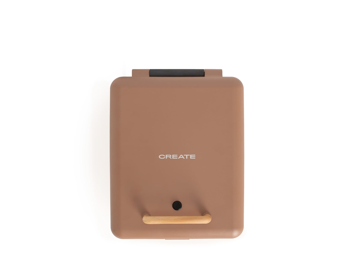Create - Stone Studio - Sanduicheira Grill E Máquina De Waffles Com Placas Intercambiáveis