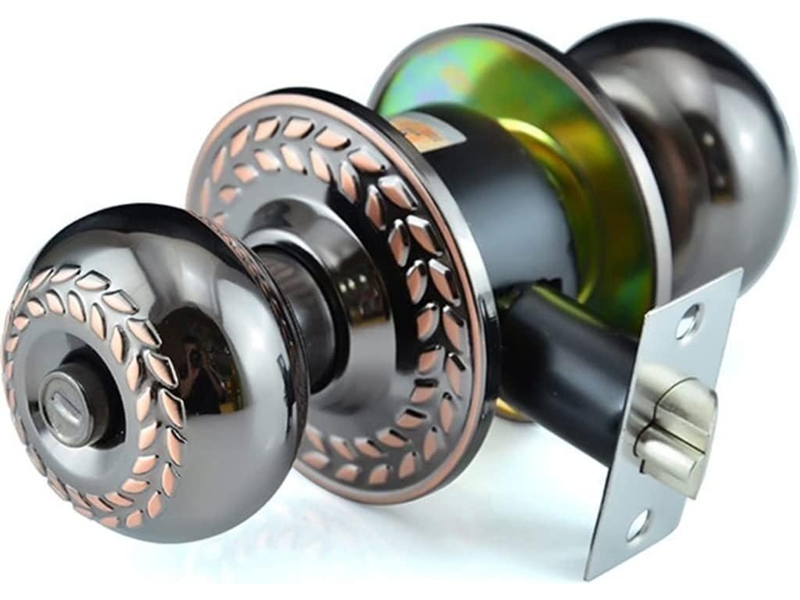 Maçaneta com Fechadura Universal 50 mm 60 mm resistente aço inox S/MARCA
