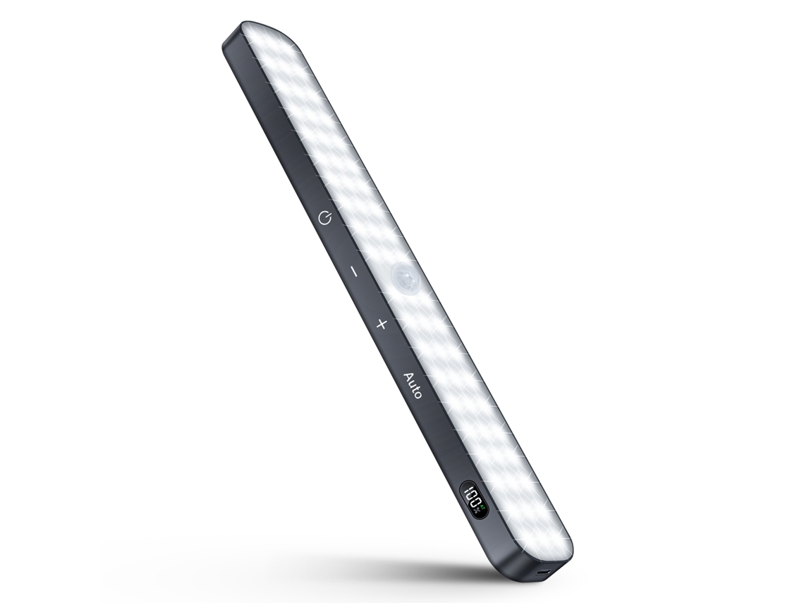 (1 Item) Luz De Guarda-roupa Led Recarregável Com Sensor De Movimento, Controle Por Toque E Função De Dimerização.