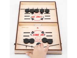 Primerox jogo de Mola de Madeira Portátil Fast Sling Game Toy para Mesa com Peças de Jogo