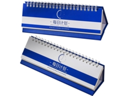 Carnet De Planification Quotidienne 2pcs Em Papel E Metal, Agenda Esthétique Retangular Para Estudantes E