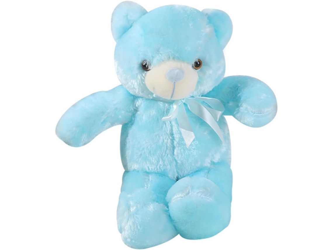 Brinquedo De Pelúcia Com Led Azul Para Bebês, Seguro E Luminoso,
