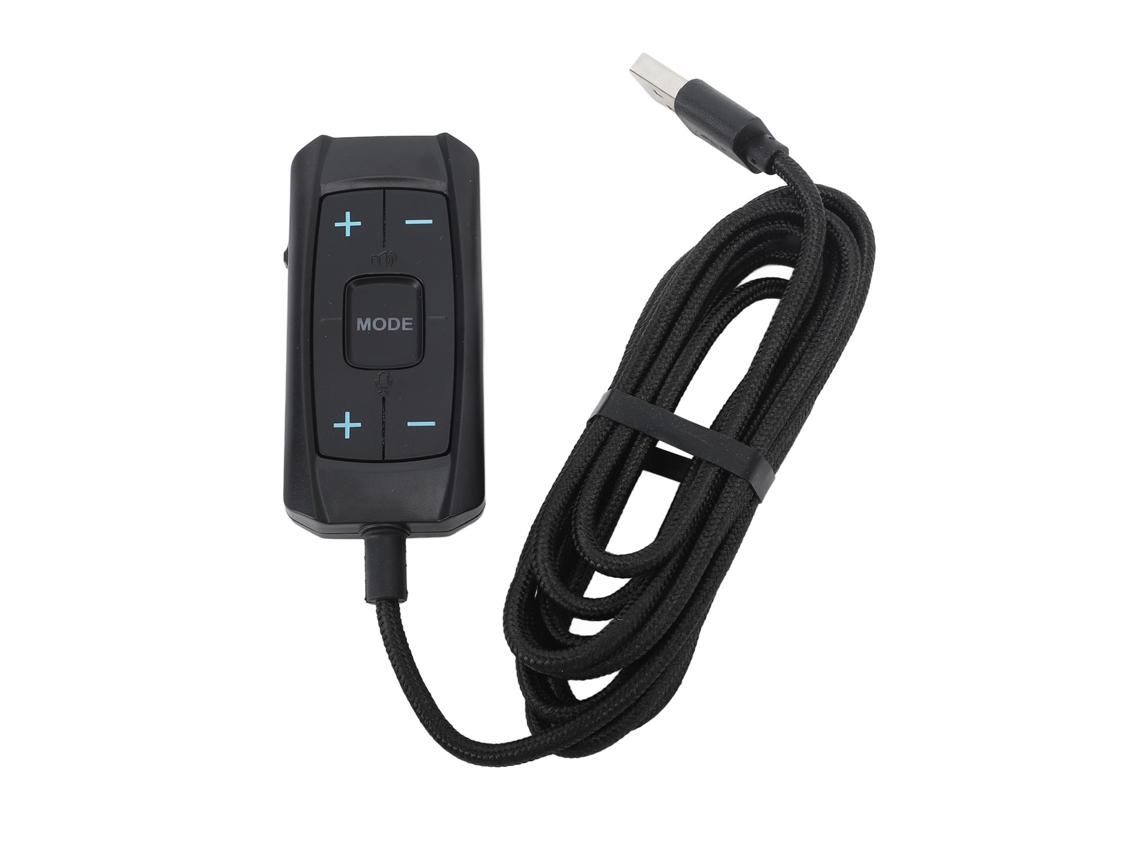 Placa De Som Usb 7.1 Portátil Externa Para Laptop Desktop Computador Ps5 Com Efeito De Som Surround Realista
