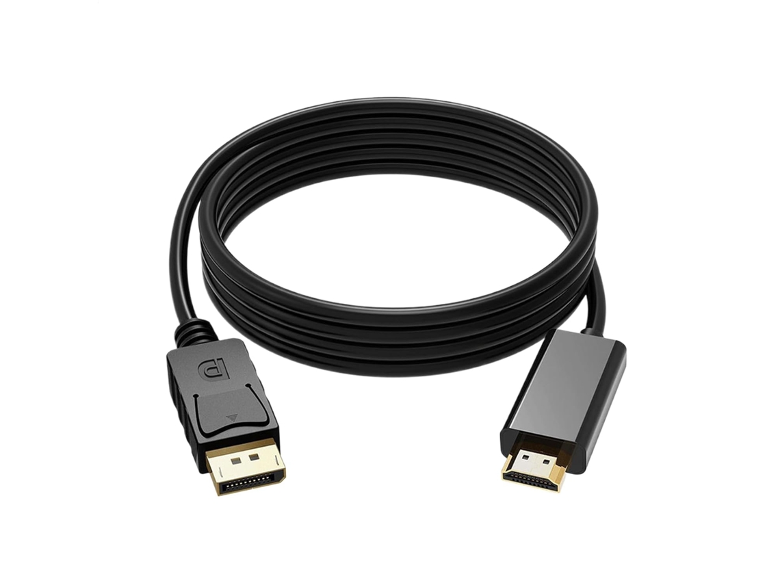 Cabo Para Monitor, Cabo Unidirecional Macho Para Macho, Cabo De Transferência De Dados Rápida De 1, 8 M Para Laptop Cabo Para Monitor, Gokoco