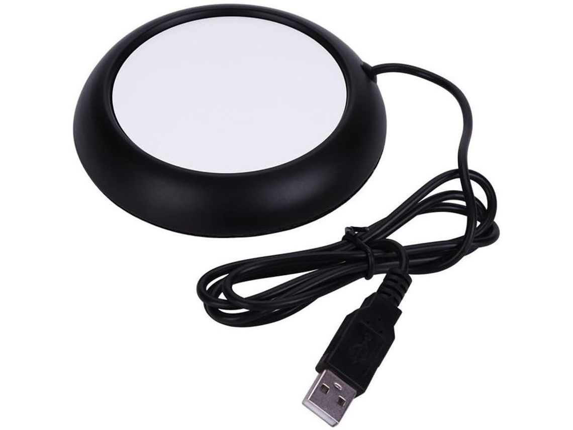 Nova Line aquecedor de Copo para Café Chá Mesa Escritório Casa Bandeja Quente Usb Preto