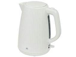 Jarro elétrico 1.7l, 2200W, filtro anticalcário, desligamento automático, base giratória 360°, creme | S/MARCA