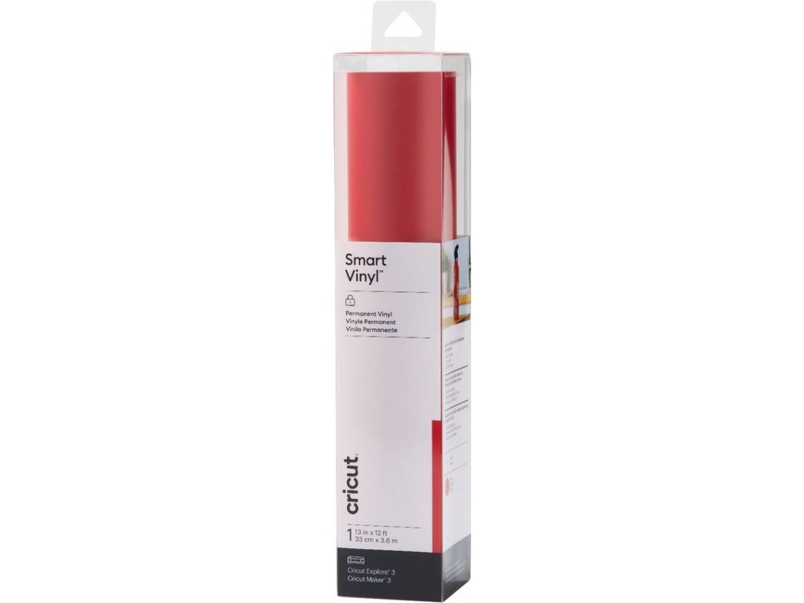 Smart Vinil Permanente CRICUT Red M18 (33x366cm - 1 Folha)