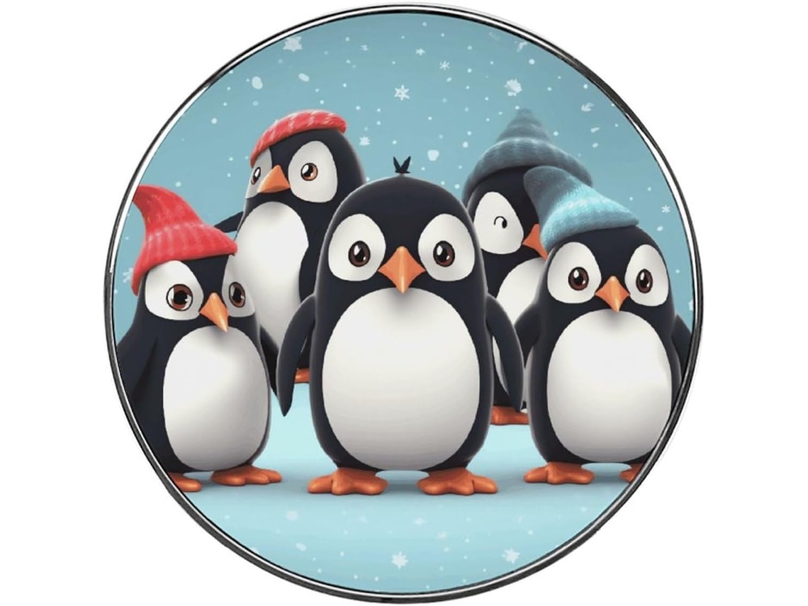 Ímã De Geladeira Pinguim Fofo, Bonito E Colorido, Feito De Liga Metálica, Ideal Para Quadro Branco, Armário, Cozinha
