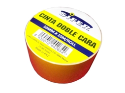 Sifer cinta doble cara pp vainilla 50mm x 10 m/roll ref.3195