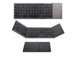 Teclado Dobrável Com Touchpad, Compatível Com Três Dispositivos Bluetooth. Nostalgia88