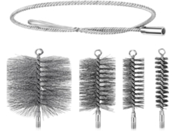 Conjunto de 4 Escovas para Limpeza de Grelha, 150 Mm AQUAFORGE