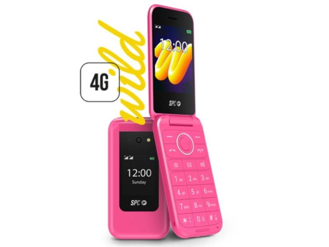 Telemóvel Senior SPC 2336P Wild 4G  (2.8'' - Rosa)