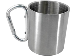 Caneca De Aço Inoxidável Com Isolamento Térmico, Ideal Para Camping E Trilhas.